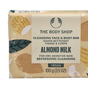 The Body Shop Cleansing Face & Body Bar 100g Almond Milk