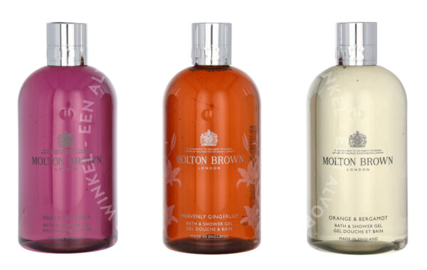 M.Brown Heavenly Floral & Citrus Set 900ml Fiery Pink Pepper-300ml/Heavenly Gingerlily 300ml/Orange and Bergamot 300ml - Afbeelding 2