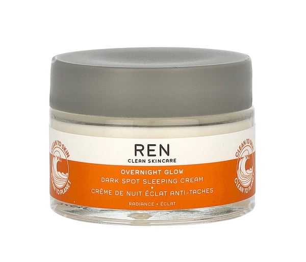 REN Overnight Glow Dark Spot Sleeping Cream 50ml All Skin Types - Afbeelding 2