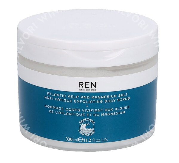 REN Atlantic Kelp & Magnesium Anti-Fatigue Exfol. Body Scrub 330ml - Afbeelding 2