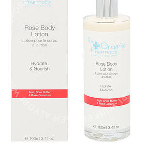 The Organic Pharmacy Rose Body Lotion 100ml Aloe