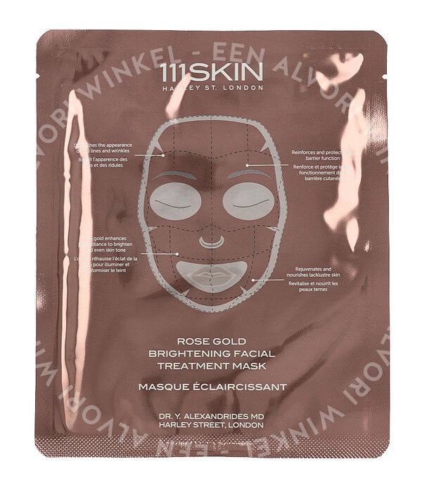 111Skin Rose Gold Brightening Facial Treatment Mask 30ml
