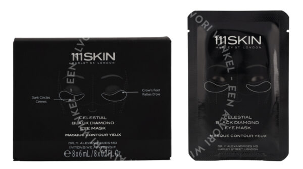 111Skin Celestial Black Diamond Eye Mask Set 48ml 8x6ml