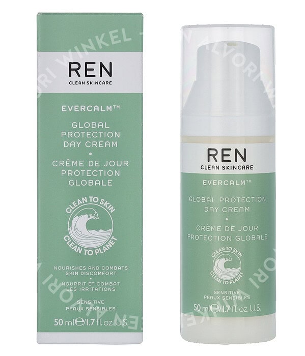 REN Evercalm Global Protection Day Cream 50ml Clean Skin Care Senistive Skin