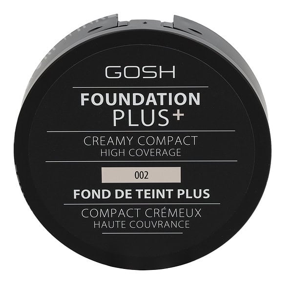 Gosh Foundation Plus + Creamy Compact High Coverage 9g Ivory 002 - Afbeelding 2
