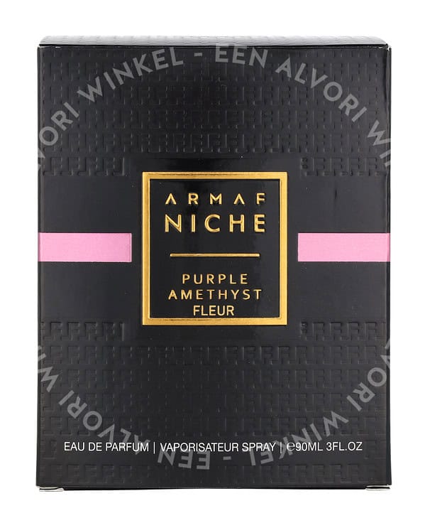 Armaf Niche Purple Amethyst Fleur Edp Spray 90ml - Afbeelding 3
