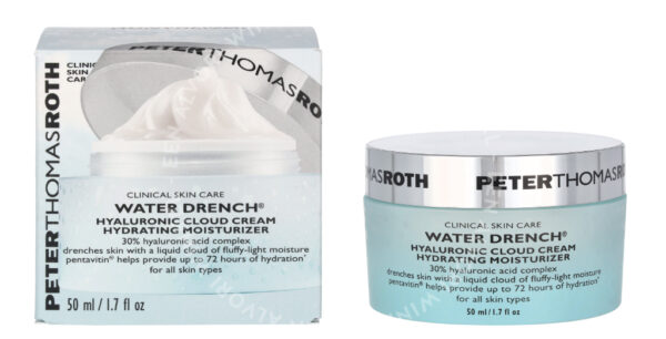 P.T. Roth Water Drench Hyaluronic Cloud Cream 50ml Hydrating Moisturizer