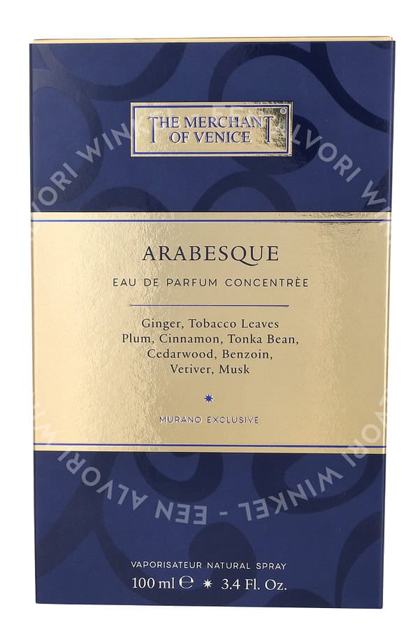 The Merchant Of Venice Arabesque Edp Concentree Spray 100ml - Afbeelding 3