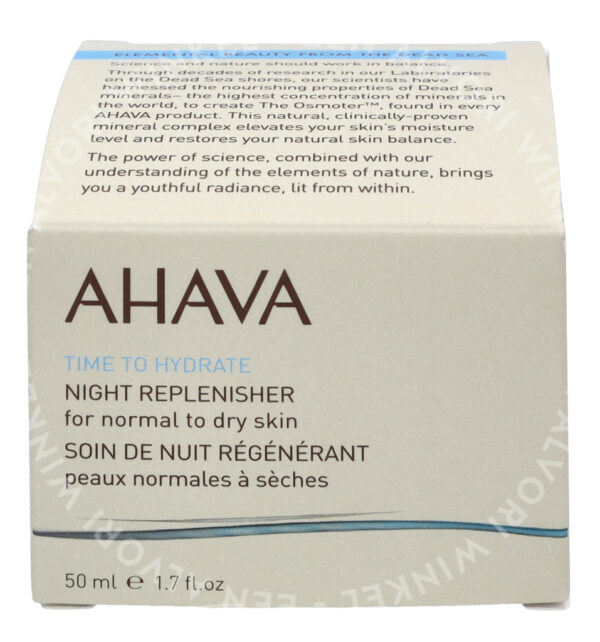 Ahava T.T.H. Night Replenisher 50ml Normal/Dry Skin - Afbeelding 3