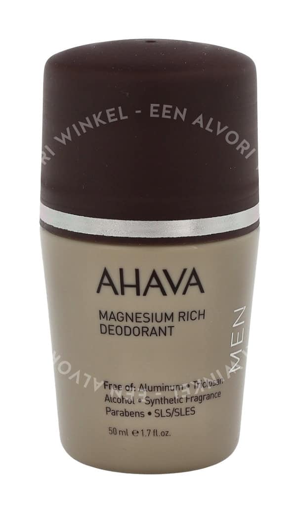 Ahava Men Roll-On Magnesium Rich Deodorant 50ml - Afbeelding 2