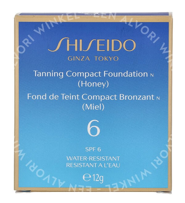 Shiseido Tanning Compact Foundation SPF6 12g Honey - Afbeelding 3