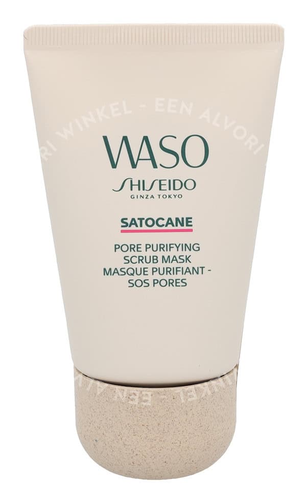 Shiseido WASO Satocane  Scrub Mask 80ml Pore Purifying/Vegetal Exfoliant - Afbeelding 2