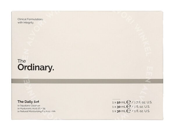 The Ordinary The Daily Set 110ml Cleanser 50ml/Hyaluronic Acid 30ml/Natural Moisturizing Factors and HA 30ml - Afbeelding 3