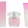 Versace Bright Crystal Giftset 190ml edt spray 90ml/body lotion 100ml