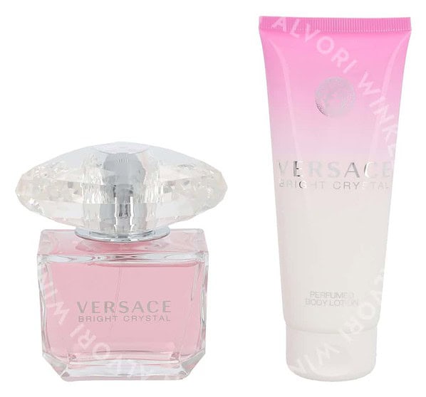 Versace Bright Crystal Giftset 190ml edt spray 90ml/body lotion 100ml - Afbeelding 2