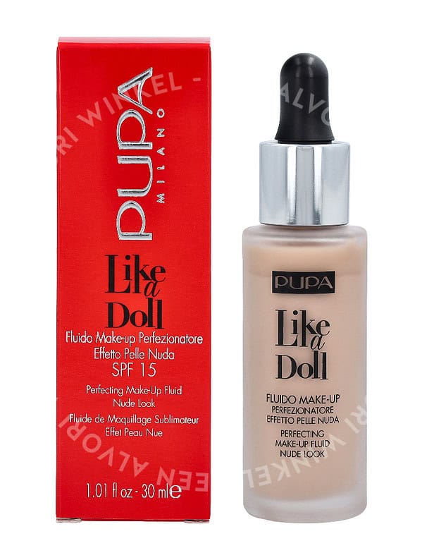 Pupa Pupa Like A Doll Perfecting Make-Up Fluid SPF15 30ml #010 Porcelain