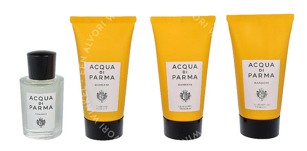 Acqua Di Parma Barbiere Daily Ritual 140ml Edc Spray20ml/Shaving Cream 40ml/Face Wash40ml/Face Cream40ml - Afbeelding 2