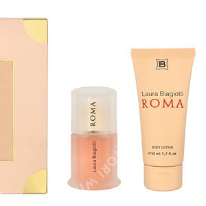 Laura Biagiotti Roma Giftset 75ml Edt Spray 25ml/Body Lotion 50ml