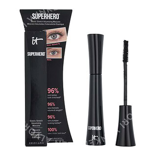 IT Cosmetics Superhero Elastic Stretch Volumizing Mascara 9ml Super Black