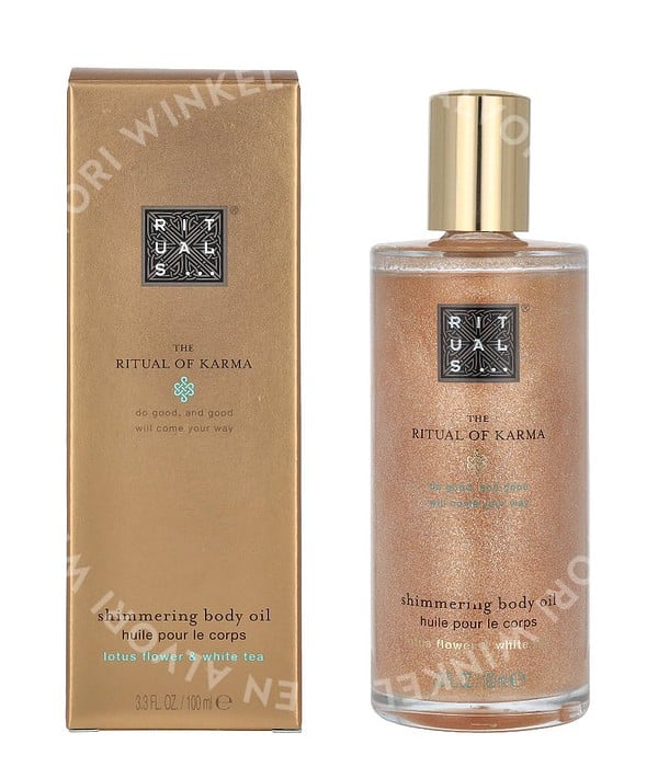 Rituals Karma Shimmering Body Oil 100ml Lotus Flower & White Tea