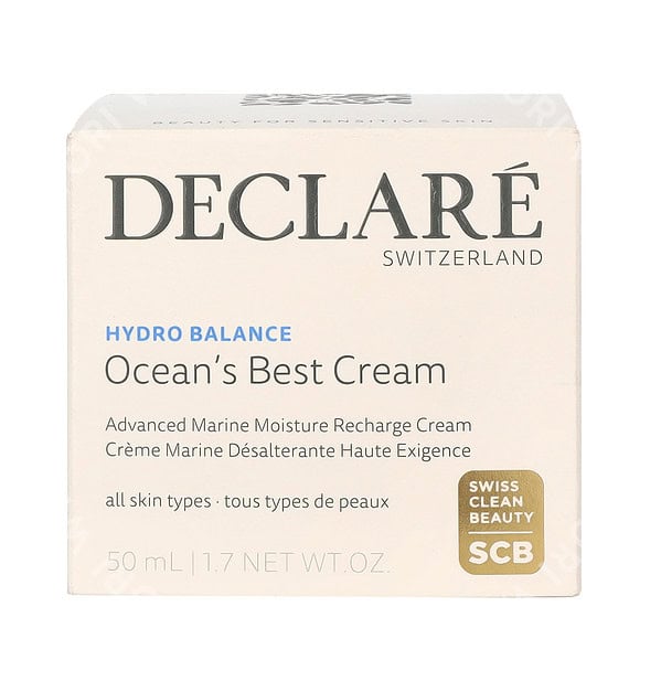 Declare Hydrocare Ocean's Best Adv. Marine Moist. Rech. Cr. 50ml For All Skin Types - Afbeelding 3