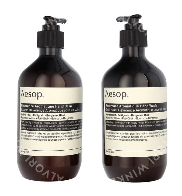 Aesop Reverence Duet Set 1000ml 2x500ml - Hand Wash/Hand Balm - Afbeelding 2