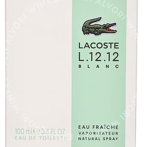 Lacoste L.12.12 Blanc Eau Fraiche Edt Spray 100ml - Afbeelding 3