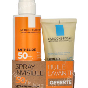LRP Anthelios + Lipikar Duo Set 300ml Anthelios Invisible Spray 200ml/Lipikar AP+ Oil 100ml