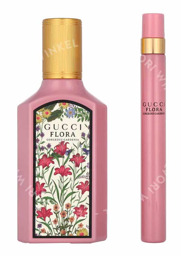 Gucci Flora Gorgeous Gardenia Giftset 60ml Edp Spray 50ml/Travel Spray 10ml - Afbeelding 2