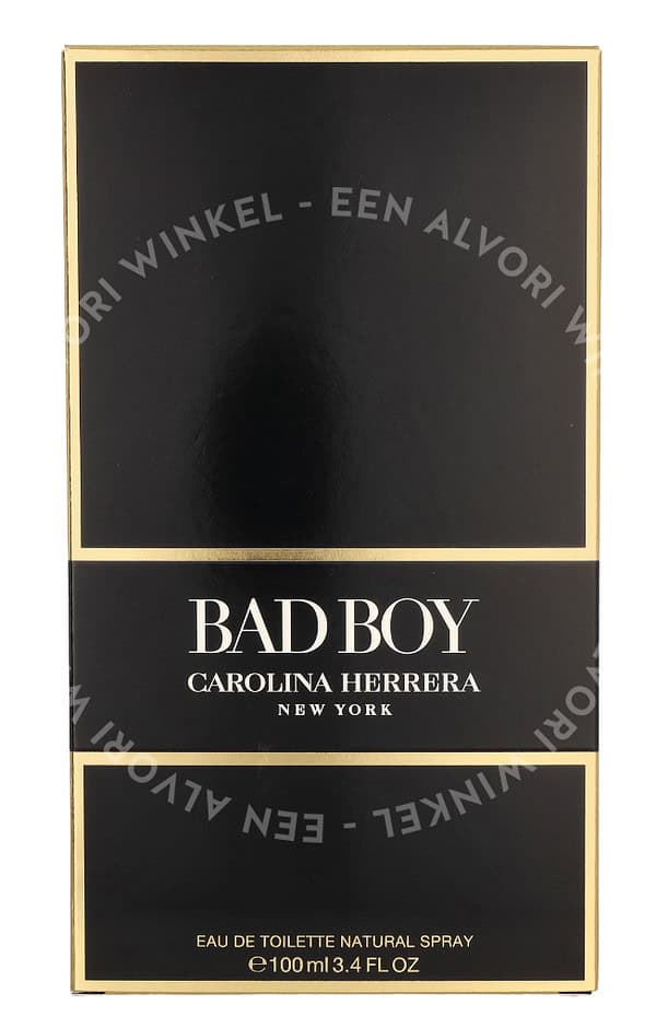 Carolina Herrera Bad Boy Edt Spray 100ml - Afbeelding 3