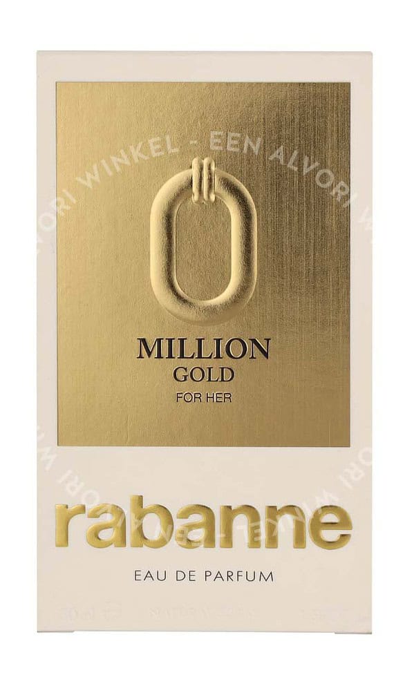 Paco Rabanne Million Gold For Her Edp Spray 30ml - Afbeelding 3