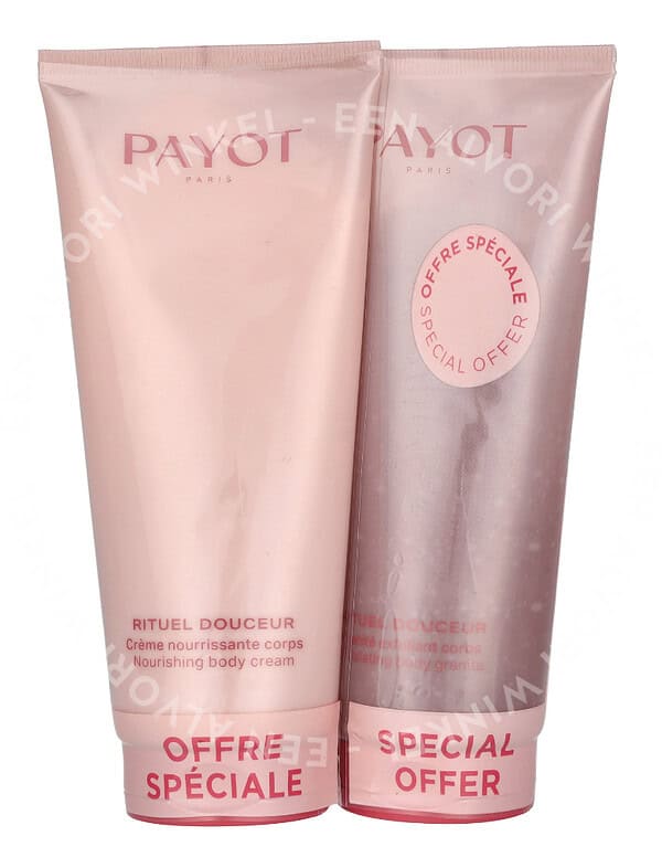 Payot Gentle Ritual Duo Set 400ml 2x200ml - Exfoliating Body Granita/Nourishing Body Cream - Afbeelding 2