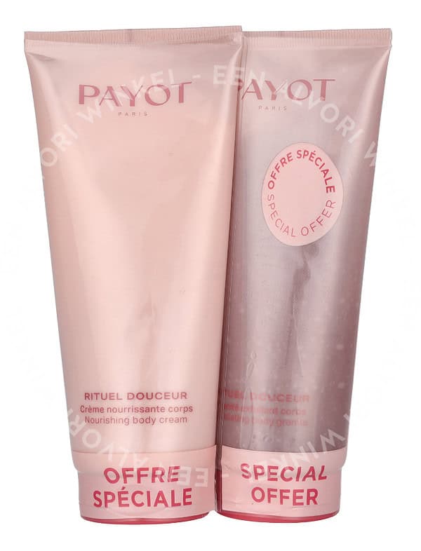 Payot Gentle Ritual Duo Set 400ml 2x200ml - Exfoliating Body Granita/Nourishing Body Cream