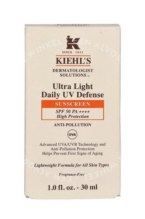 Kiehl's D.S. Ultra Light Daily UV Defense Sunscreen SPF50 30ml - Afbeelding 3
