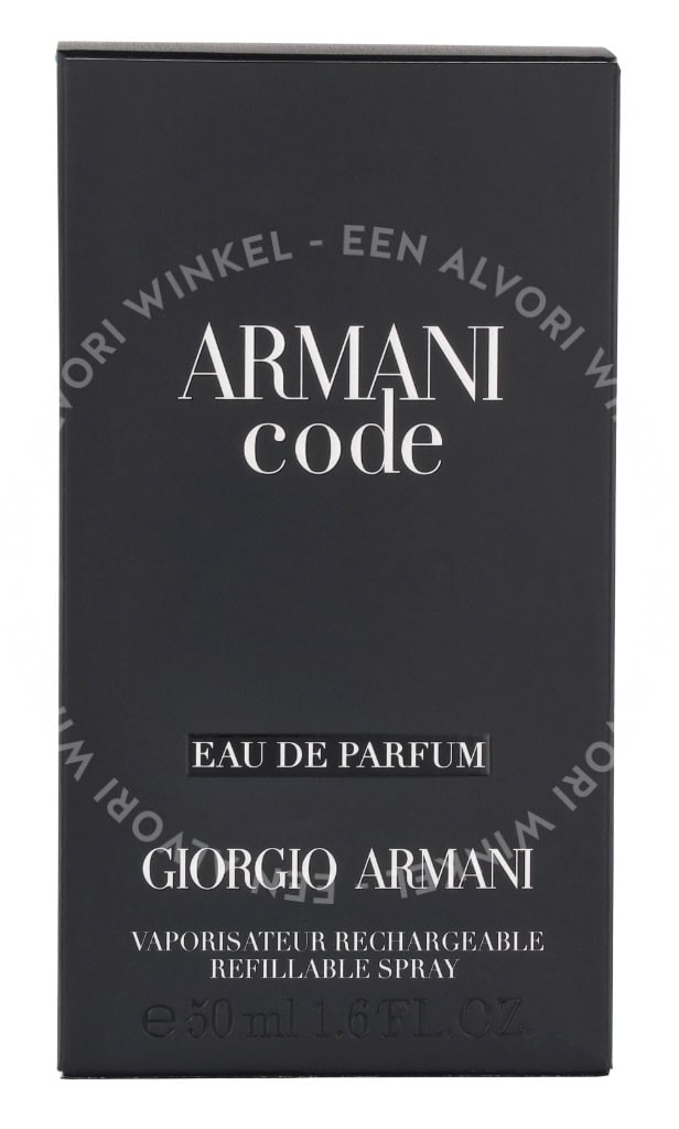 Armani Code Pour Homme Edp Spray Refill 50ml - Afbeelding 2