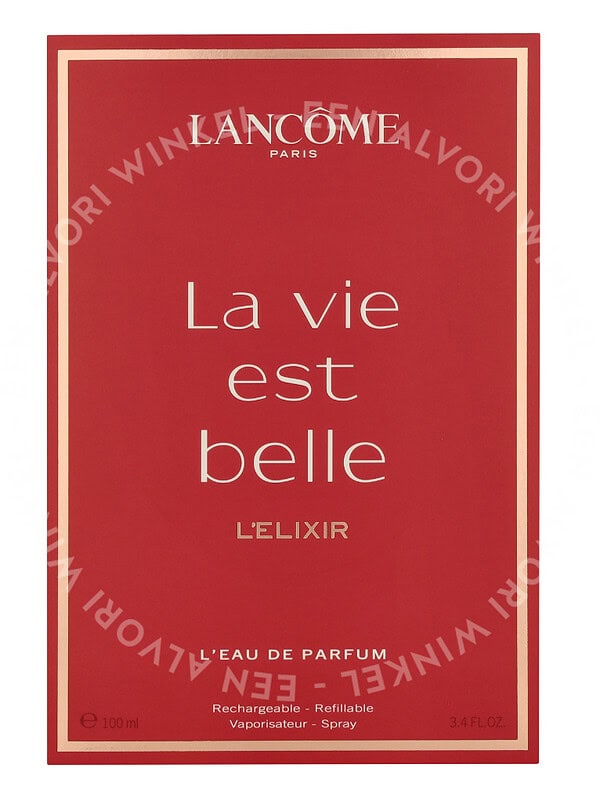 Lancome La Vie Est Belle Elixir Edp Spray 100ml Refillable - Afbeelding 3