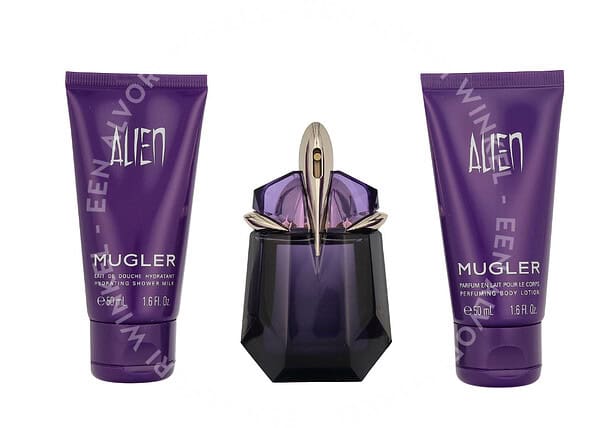 Thierry Mugler Alien Giftset 130ml Edp Spray 30ml/Lotion 50ml/Shower Gel 50ml - Afbeelding 2