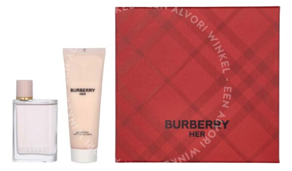 Burberry Her Giftset 125ml Edp Spray 50ml/Body Lotion 75ml