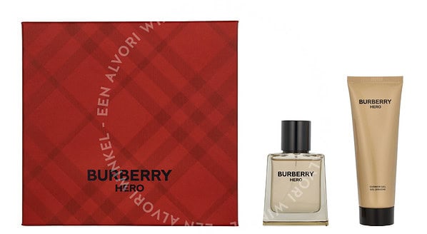 Burberry Hero Giftset 125ml Edt Spray 50ml/Shower Gel 75ml