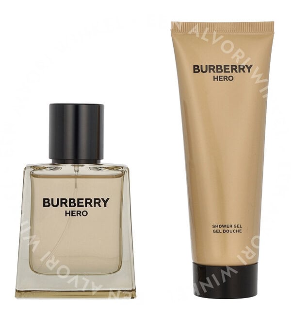 Burberry Hero Giftset 125ml Edt Spray 50ml/Shower Gel 75ml - Afbeelding 2