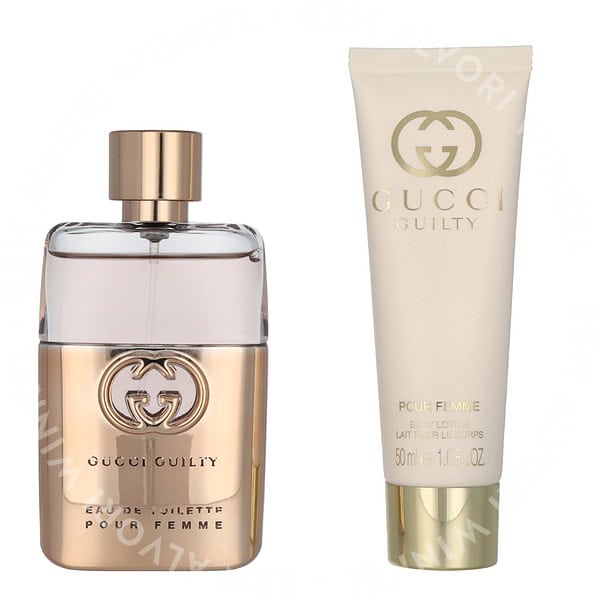 Gucci Guilty Pour Femme Giftset 100ml Edt Spray 50ml/Body Lotion 50ml - Afbeelding 2