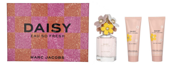 Marc Jacobs Daisy Eau So Fresh Giftset 225ml Edt Spray 75ml/Body Lotion 75ml/Shower Gel 75ml