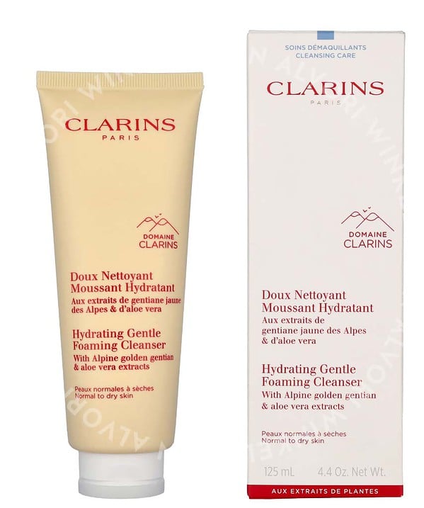 Clarins Hydrating Gentle Foaming Cleanser 125ml Normal To Dry Skin