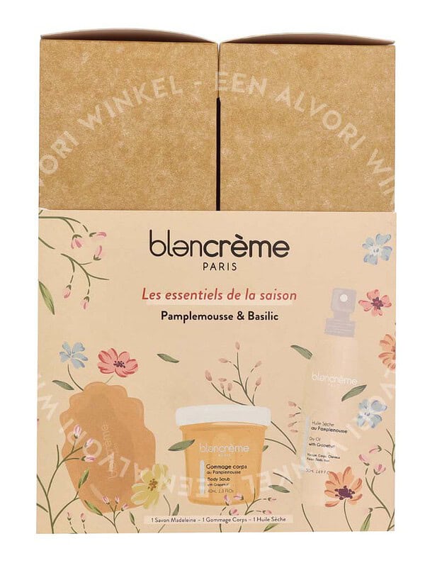 Blancreme Body Essentials Trio Set 160ml Dry Oil 50ml/Grapefruit Scrub 40ml/Grapefruit Soap 70gr - Afbeelding 3