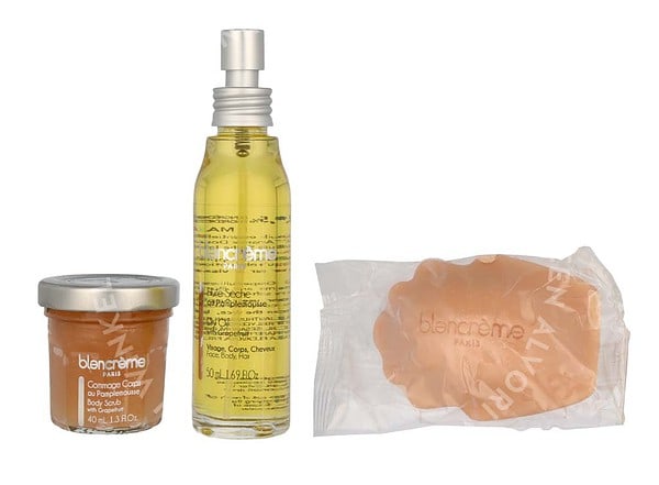 Blancreme Body Essentials Trio Set 160ml Dry Oil 50ml/Grapefruit Scrub 40ml/Grapefruit Soap 70gr - Afbeelding 2