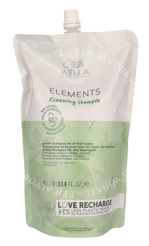 Wella Elements - Calming Shampoo Refill 1000ml - Afbeelding 2