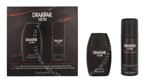 Guy Laroche Drakkar Noir Giftset 250ml Edt Spray 100ml/Deo Spray 150ml