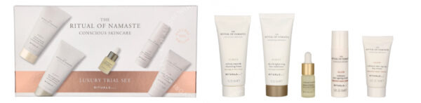 Rituals Namaste Set 84ml Cleansing Foam 30ml/Exfoliator 30ml/Booster 4ml/Serum 10ml/Day Cream 10ml