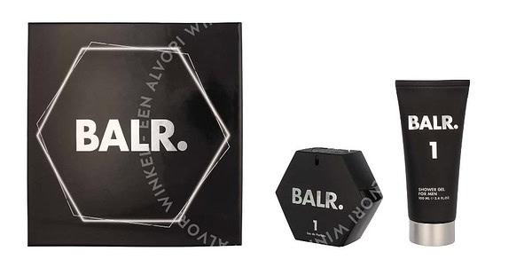 BALR. 1 FOR MEN Giftset 150ml Edp Spray 50ml/Shower Gel 100ml