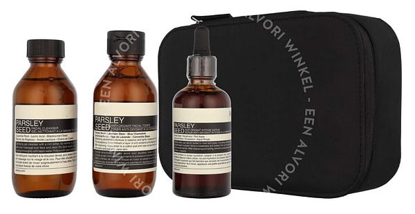 Aesop Parsley Seed Anti-Oxidant Skin Care Kit 260ml Facial Cleanser 100ml/Toner 100ml/ Intense Serum 60ml
